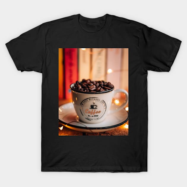 Coffee and books II T-Shirt by CarlaSophia